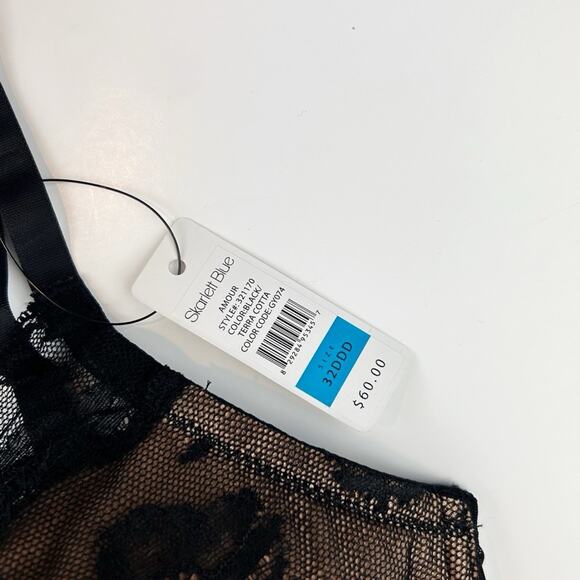 Skarlett Blue Black Lace T-Shirt Bra Size 32DDD - Picture 2 of 4